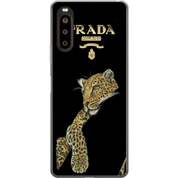 Sony Xperia 10 II Gennemsigtig cover Prada Leopard