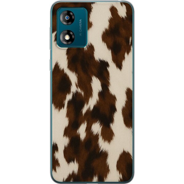 Motorola Moto E13 Gennemsigtig cover Farve Sprøjt