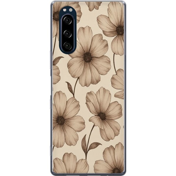 Sony Xperia 5 Gjennomsiktig deksel Pastel Rush