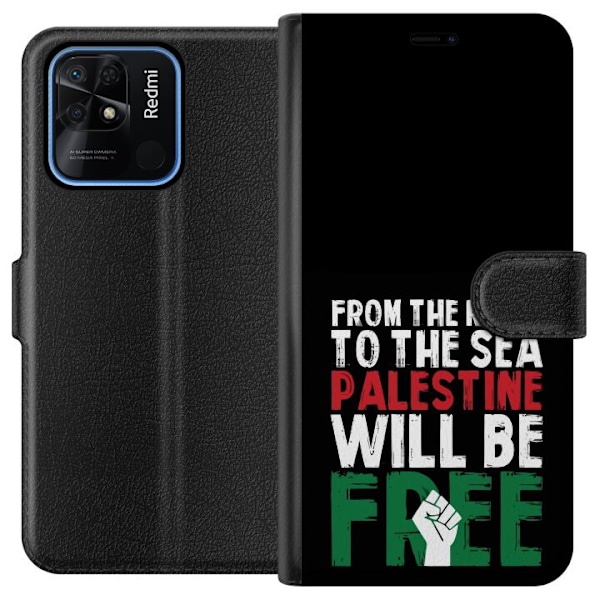 Xiaomi Redmi 10C Lompakkokotelo Vapauta Palestiina