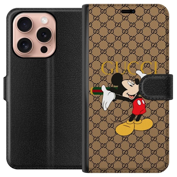 Apple iPhone 16 Pro Lommeboketui GC Mickey Mus