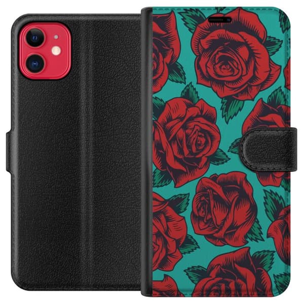 Yhteensopiva Lompakkokotelo Apple iPhone 11 Ruusut