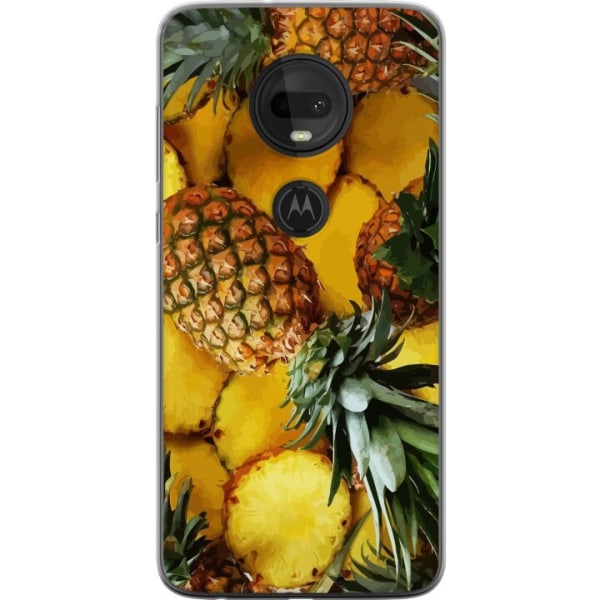 Motorola Moto G7 Gennemsigtig cover Tropisk Frugt