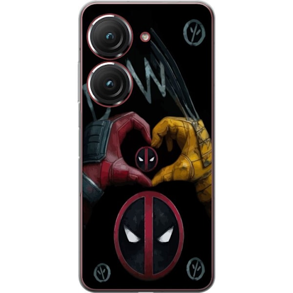 Asus Zenfone 9 Gjennomsiktig deksel Deadpool & Wolverine Kjær