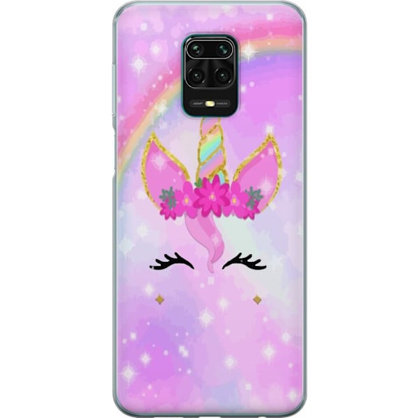 Xiaomi Redmi Note 9 Pro Genomskinligt Skal Unicorn Face