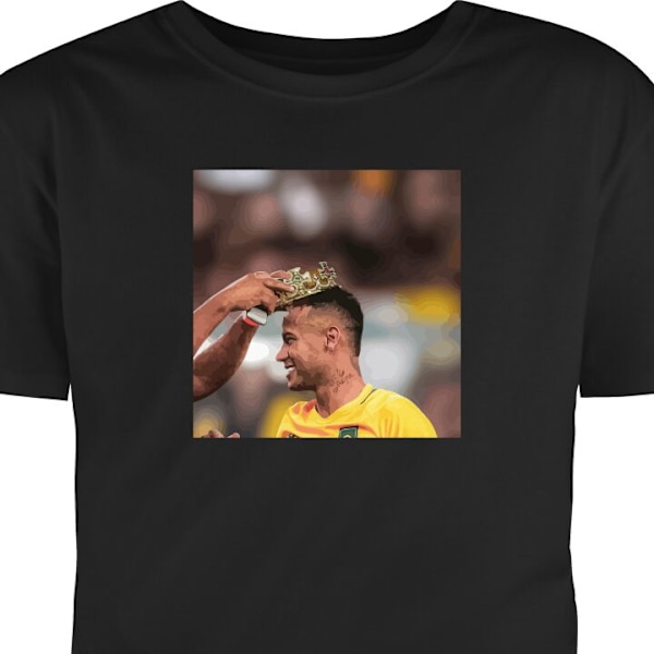 Børne T-shirt | Behagelig T-shirt til Børn Neymar sort 1-2 År