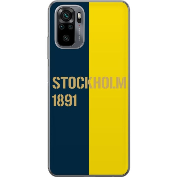 Xiaomi Redmi Note 10S Gennemsigtig cover Stockholm 1891