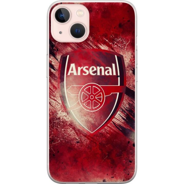 Apple iPhone 13 Gjennomsiktig deksel Arsenal Fotball