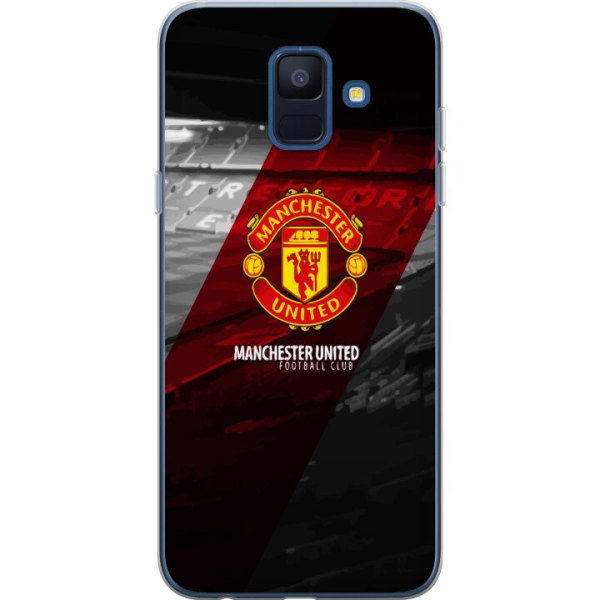 Samsung Galaxy A6 (2018) Genomskinligt Skal Manchester United