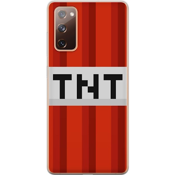 Samsung Galaxy S20 FE Gennemsigtig cover Minecraft TNT