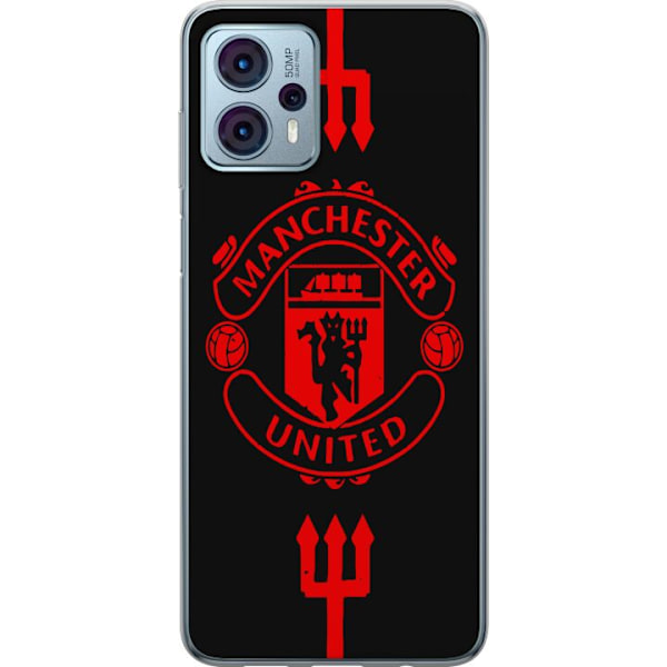 Motorola Moto G23 Genomskinligt Skal ManchesterUnited