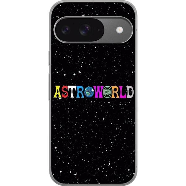 Google Pixel 9 Läpinäkyvä kuori Travis Scott Astroworld