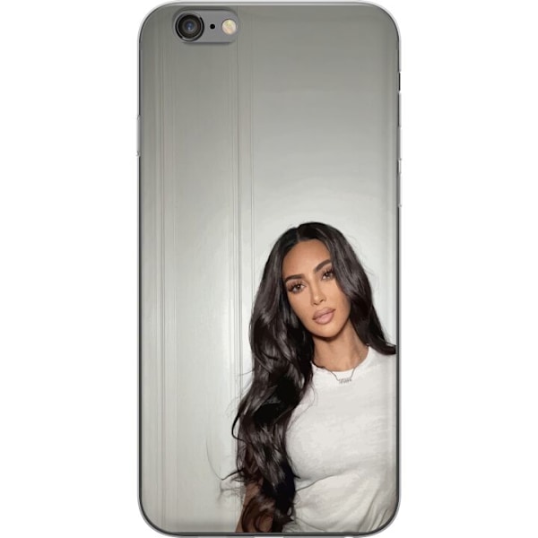 Apple iPhone 6s Plus Genomskinligt Skal Kim Kardashian – Iconic Style Collection
