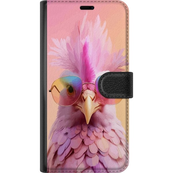 Apple iPhone 16 Plus Tegnebogsetui Pink Bird