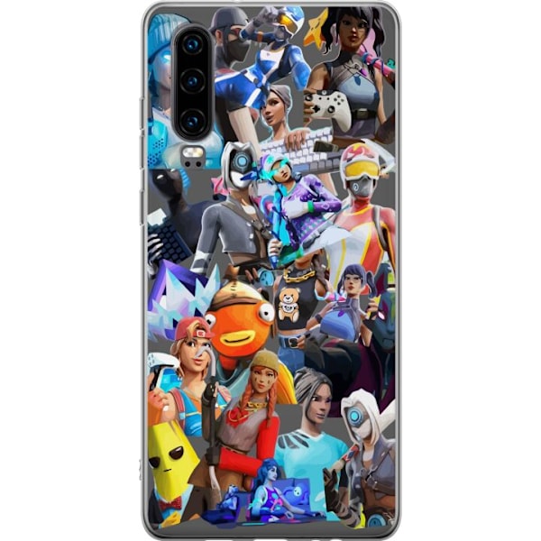 Huawei P30 Läpinäkyvä kuori Fortnite