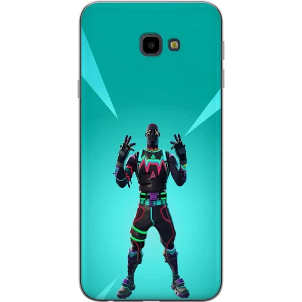 Samsung Galaxy J4+ Gjennomsiktig deksel svart ridder fortnite