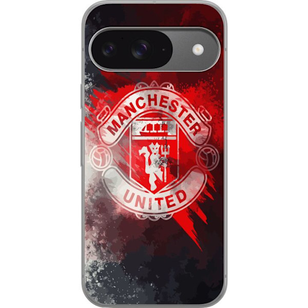 Google Pixel 9 Pro Läpinäkyvä kuori Manchester United