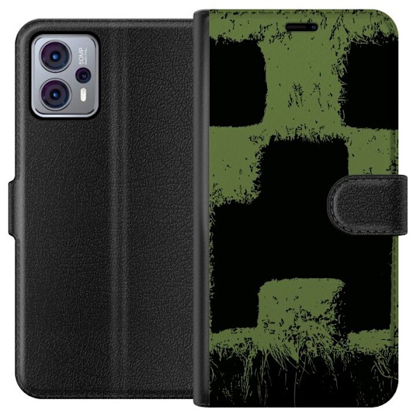 Motorola Moto G23 Lompakkokotelo A Minecraft Movie