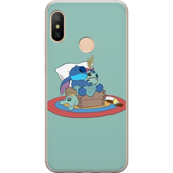 Xiaomi Redmi 6 Pro Gennemsigtig cover Stitch sov godt