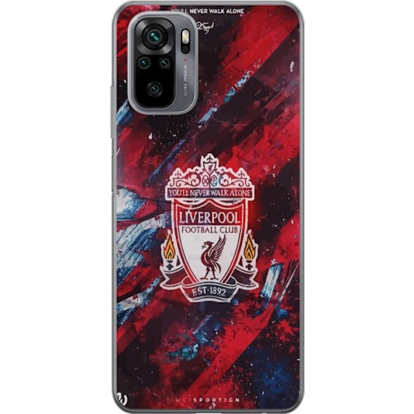 Xiaomi Redmi Note 10S Genomskinligt Skal Liverpool