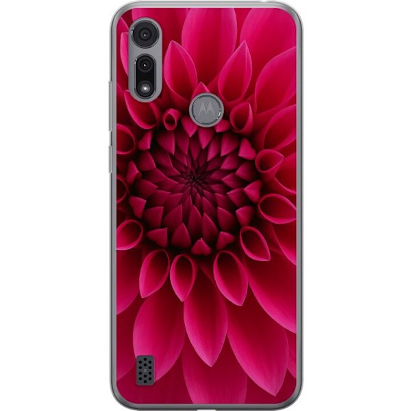 Motorola Moto E6i Genomskinligt Skal Rosecore