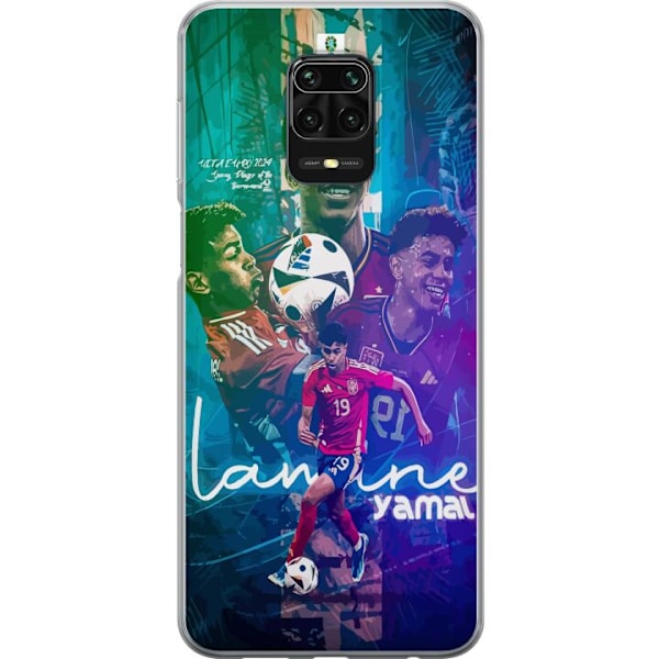 Xiaomi Redmi Note 9S Läpinäkyvä kuori Lamine Yamal FCB