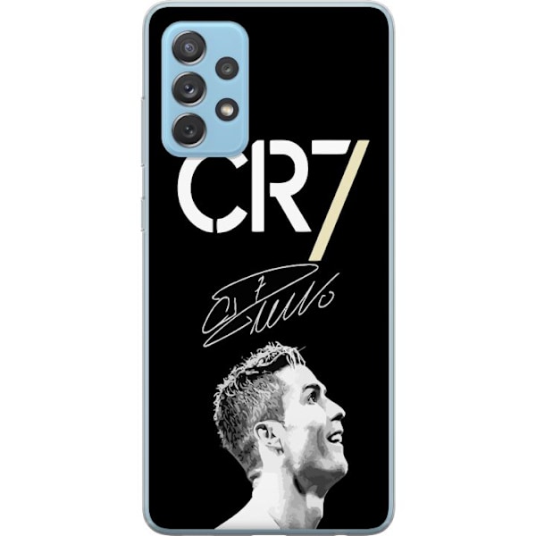 Samsung Galaxy A52 5G Läpinäkyvä kuori CR7 Ronaldo