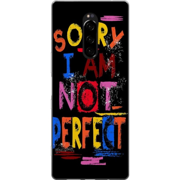 Sony Xperia 1 Gennemsigtig cover Sorry