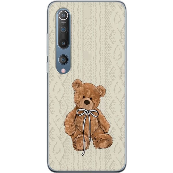 Xiaomi Mi 10 5G Gjennomsiktig deksel Liten Bamse – klassisk bamse i enkel design