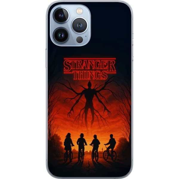 Kompatibelt Mobildeksel til Apple iPhone 13 Pro Max Stranger Things Eleven Mike Dustin Hawkins eventyr