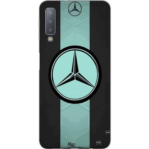 Samsung Galaxy A7 (2018) Gennemsigtig cover Mercedes