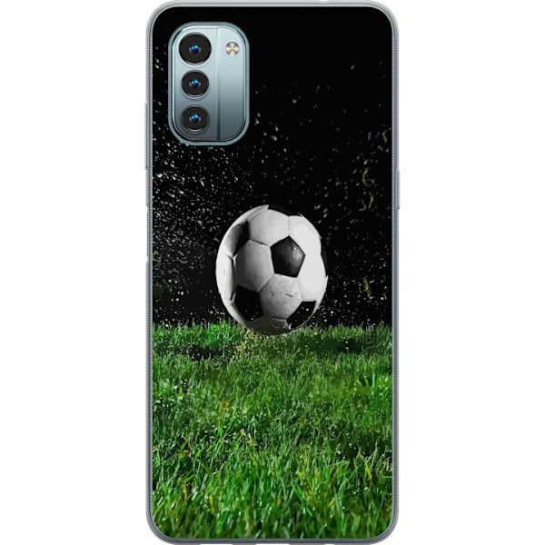 Nokia G11 Genomskinligt Skal Fotboll Action