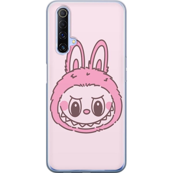Realme X50 5G Läpinäkyvä kuori Labubu Eläinradan Bunny-versio