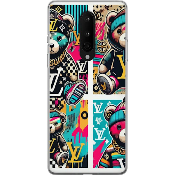 OnePlus 8 Gennemsigtig cover LV Teddy