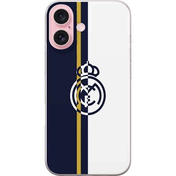 Apple iPhone 16 Gennemsigtig cover Real Madrid