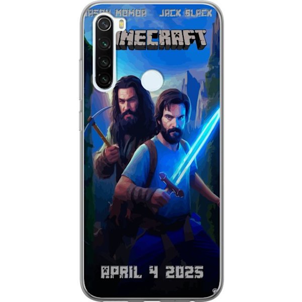 Xiaomi Redmi Note 8 Läpinäkyvä kuori Minecraft-elokuva