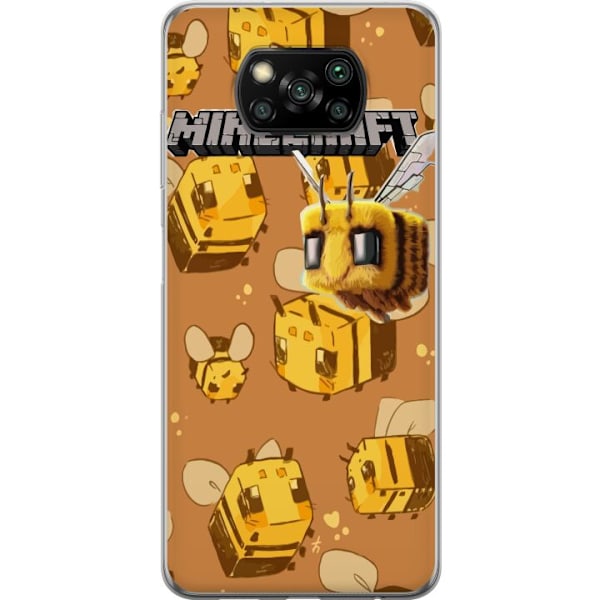Xiaomi Poco X3 NFC Läpinäkyvä kuori Minecraft Bi