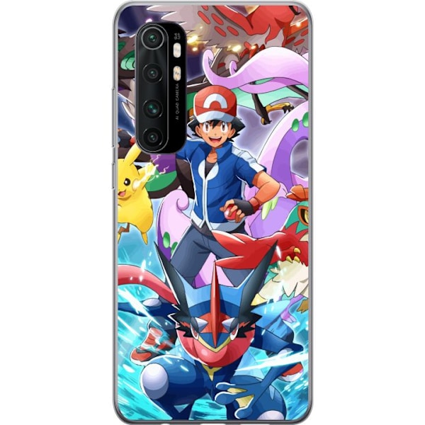 Xiaomi Mi Note 10 Lite Genomskinligt Skal Pokemon