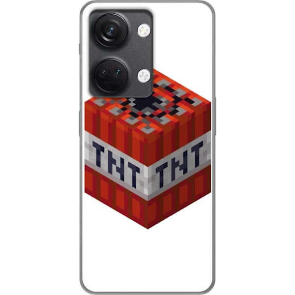 OnePlus Nord 3 Läpinäkyvä kuori Minecraft TNT