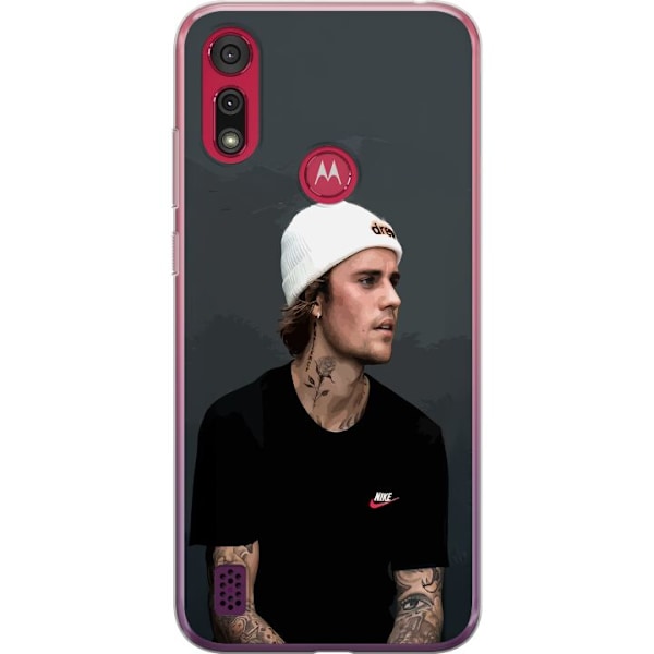 Motorola Moto E6s (2020) Gjennomsiktig deksel Justin Bieber