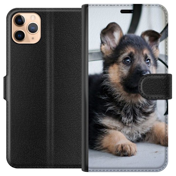 Apple iPhone 11 Pro Max Tegnebogsetui Schäfer Hvalpe