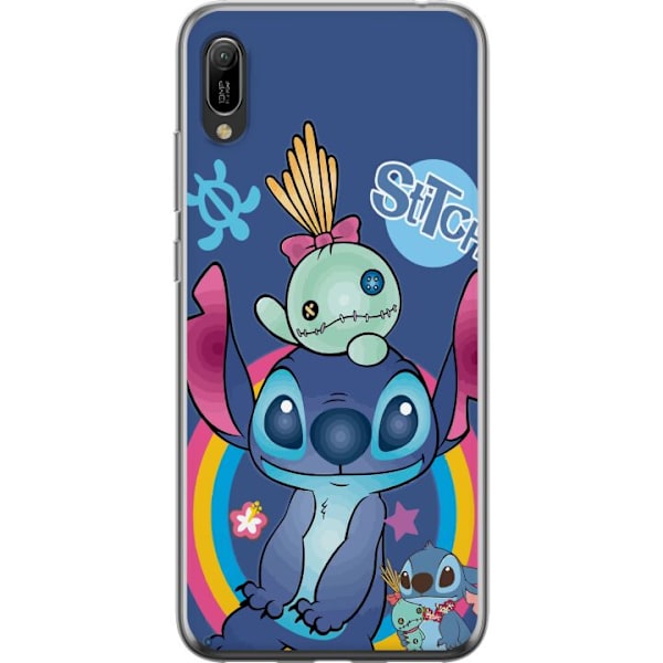 Huawei Y6 Pro (2019) Läpinäkyvä kuori Stitch ja ystävä