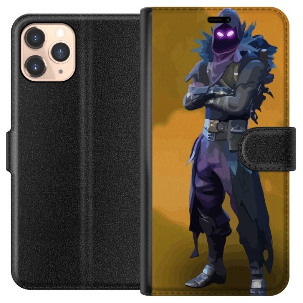 Apple iPhone 11 Pro Tegnebogsetui Fortnite - Raven