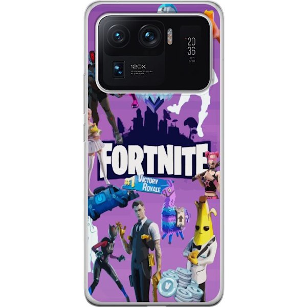 Xiaomi Mi 11 Ultra Gennemsigtig cover Fortnite