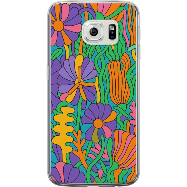 Samsung Galaxy S6 edge Genomskinligt Skal Color Pop