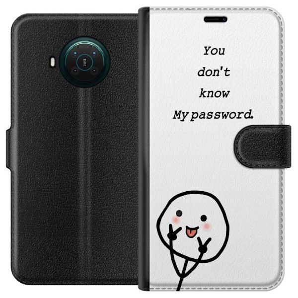 Nokia X10 Plånboksfodral You Don’t Know My Password – edg