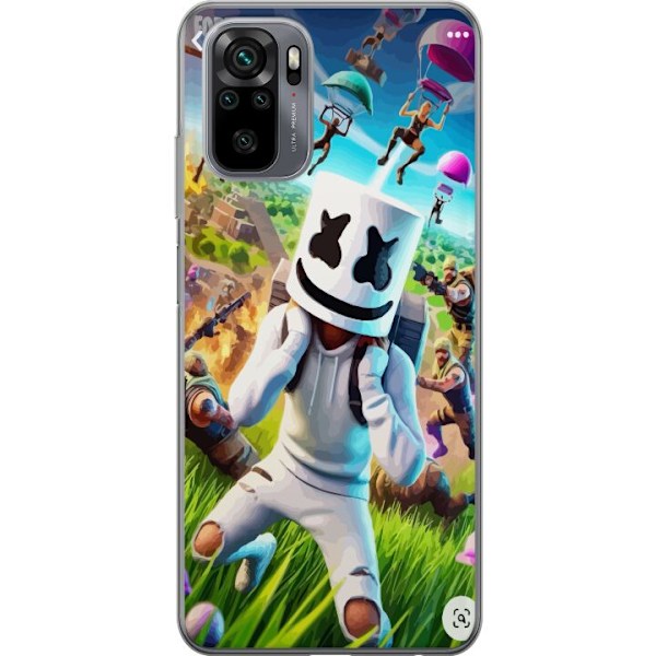 Xiaomi Redmi Note 10S Gennemsigtig cover Fortnite