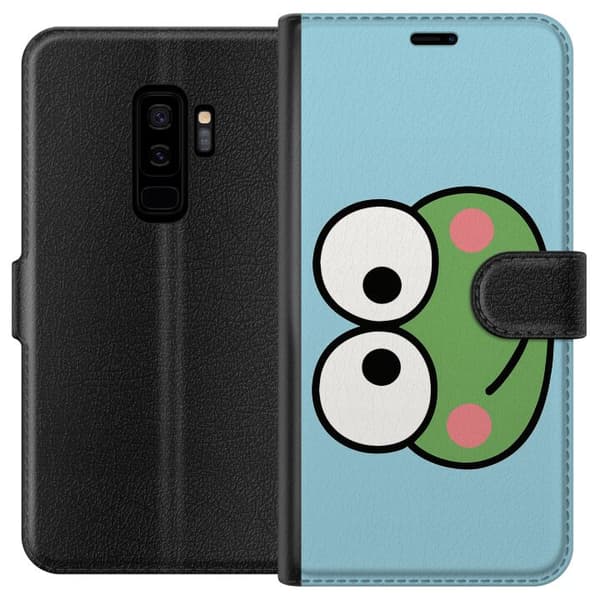 Kompatibel Tegnebogsetui til Samsung Galaxy S9+ Keroppi Smile