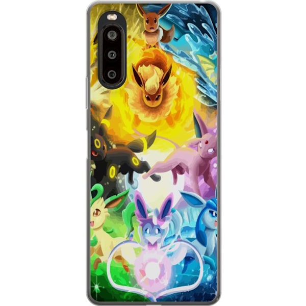 Sony Xperia 10 II Genomskinligt Skal Pokemon