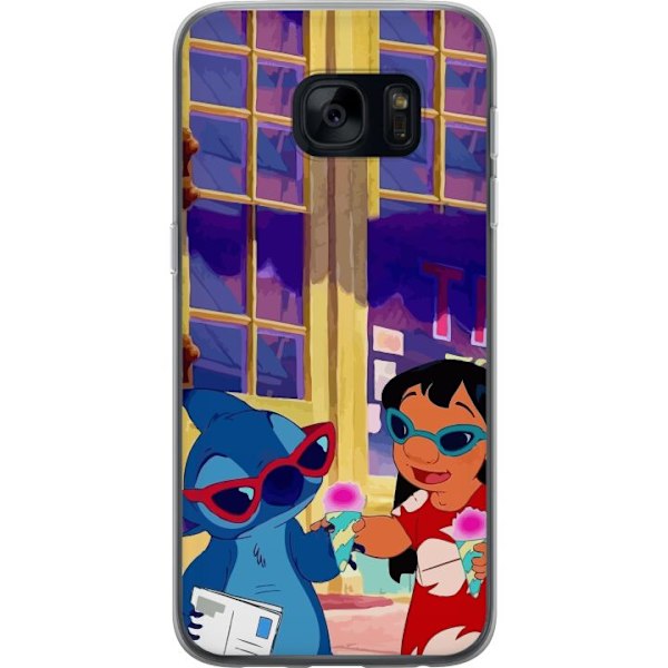 Samsung Galaxy S7 Gennemsigtig cover lilo og stitch 2025